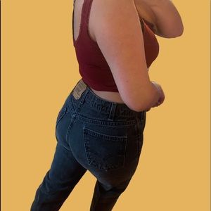 black orange tab mid rise levi’s